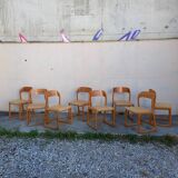 Baumann sleigh chairs, set of 8