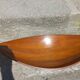 Scandinavian teak fruit bowl stamped from the 1950s.