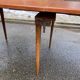 Round extendable dining table in Louis XVI style, 100cm with 2 extensions.