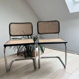 Cesca B32 chairs by Marcel Breuer