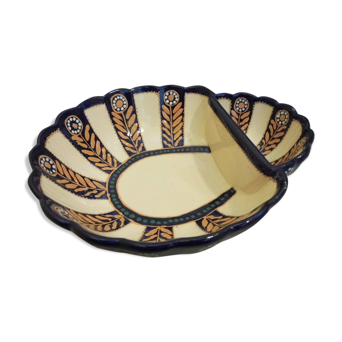 Bol en faience de Quimper, bol à artichaut