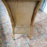 6 chairs Vincent Schepard Lloyd Loom vintage