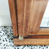 Solid wood fireplace mirror and bronze style