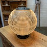 Patented Holophane ball in prismatic glass 1950