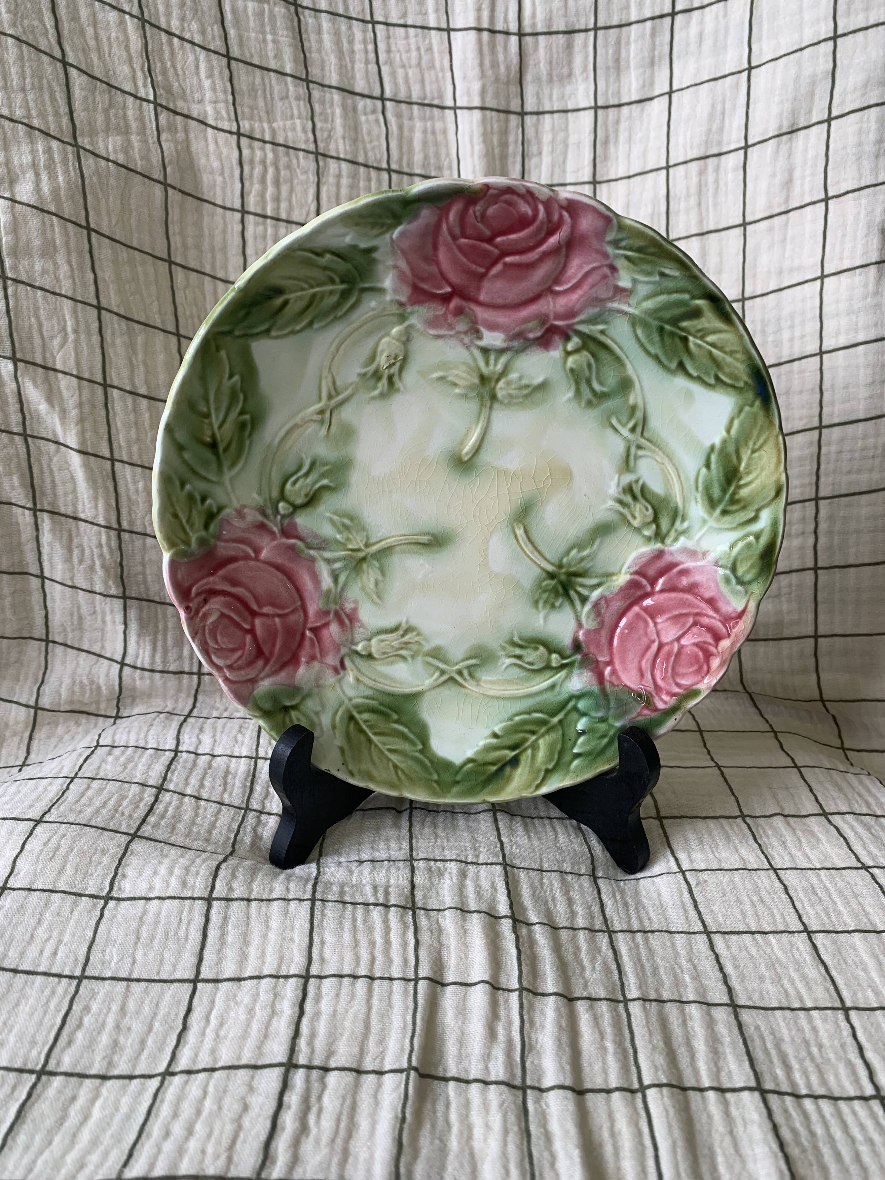 Assiette barbotine