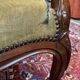 Paire de fauteuils Napoléon III XIXème en acajou