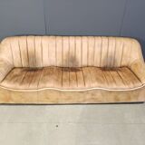 Ensemble de canapés en cuir du milieu du siècle, années 1960