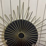 Golden metal sun mirror year 60