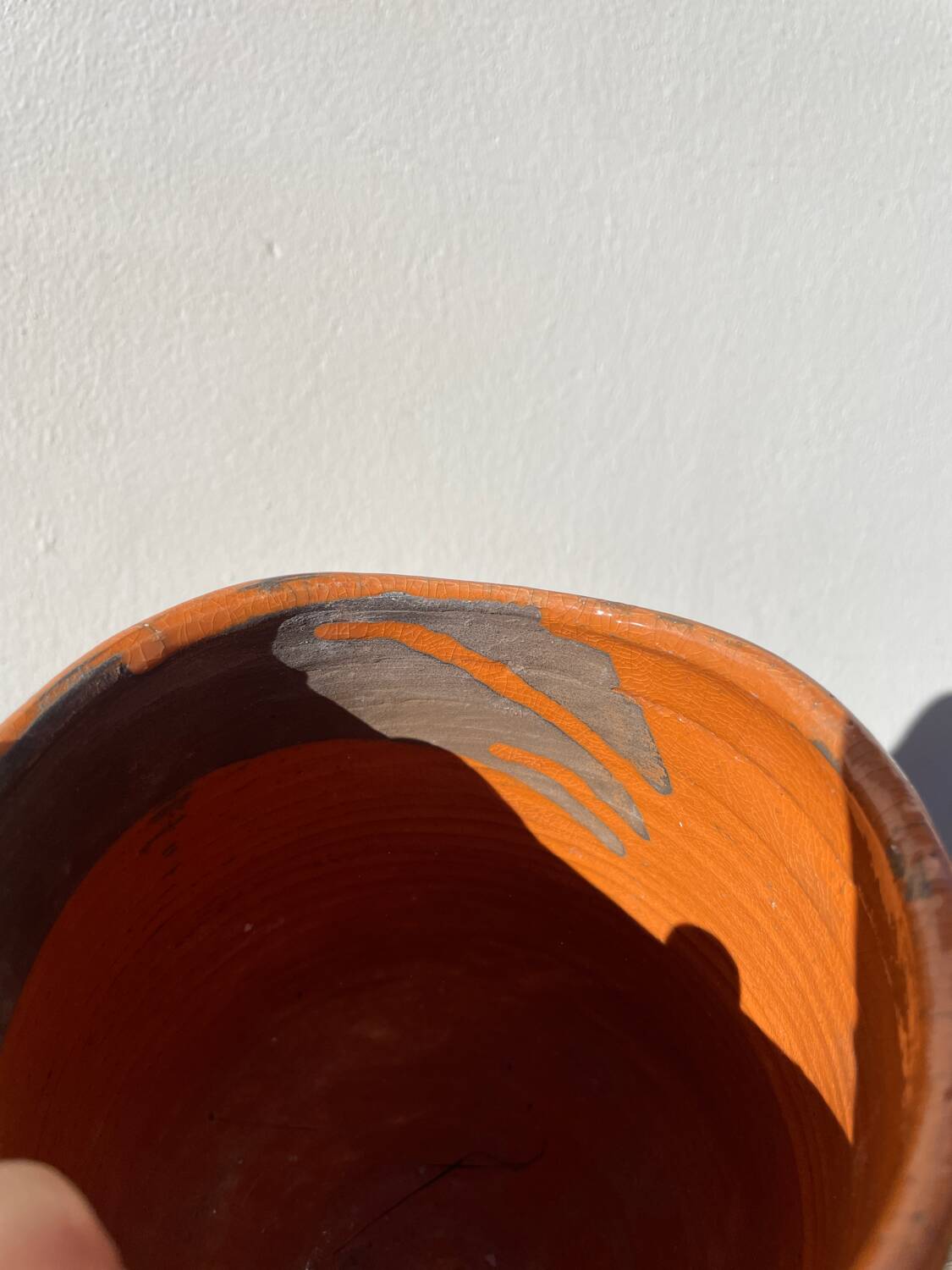 Raku vase / signed ceramic / handmade pottery