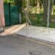 Dunakeszi vintage double floor lamp in chrome steel with reading light