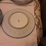 9 assiettes a dessert porcelaine asiatique   graines de riz chine dragon