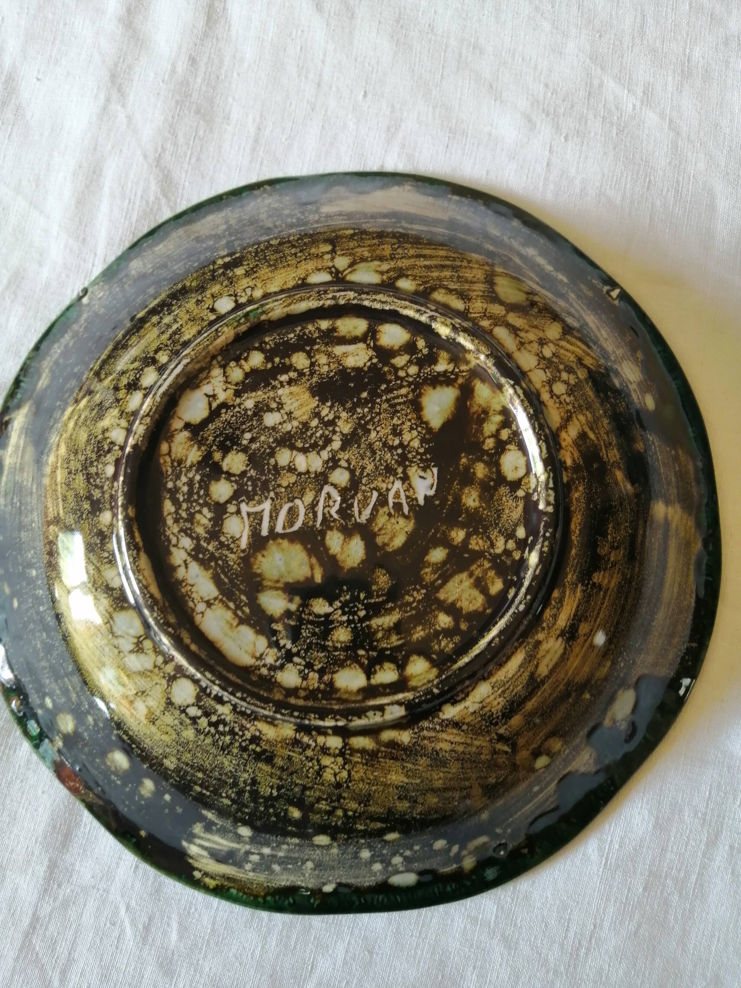 Salad bowl signed morvan