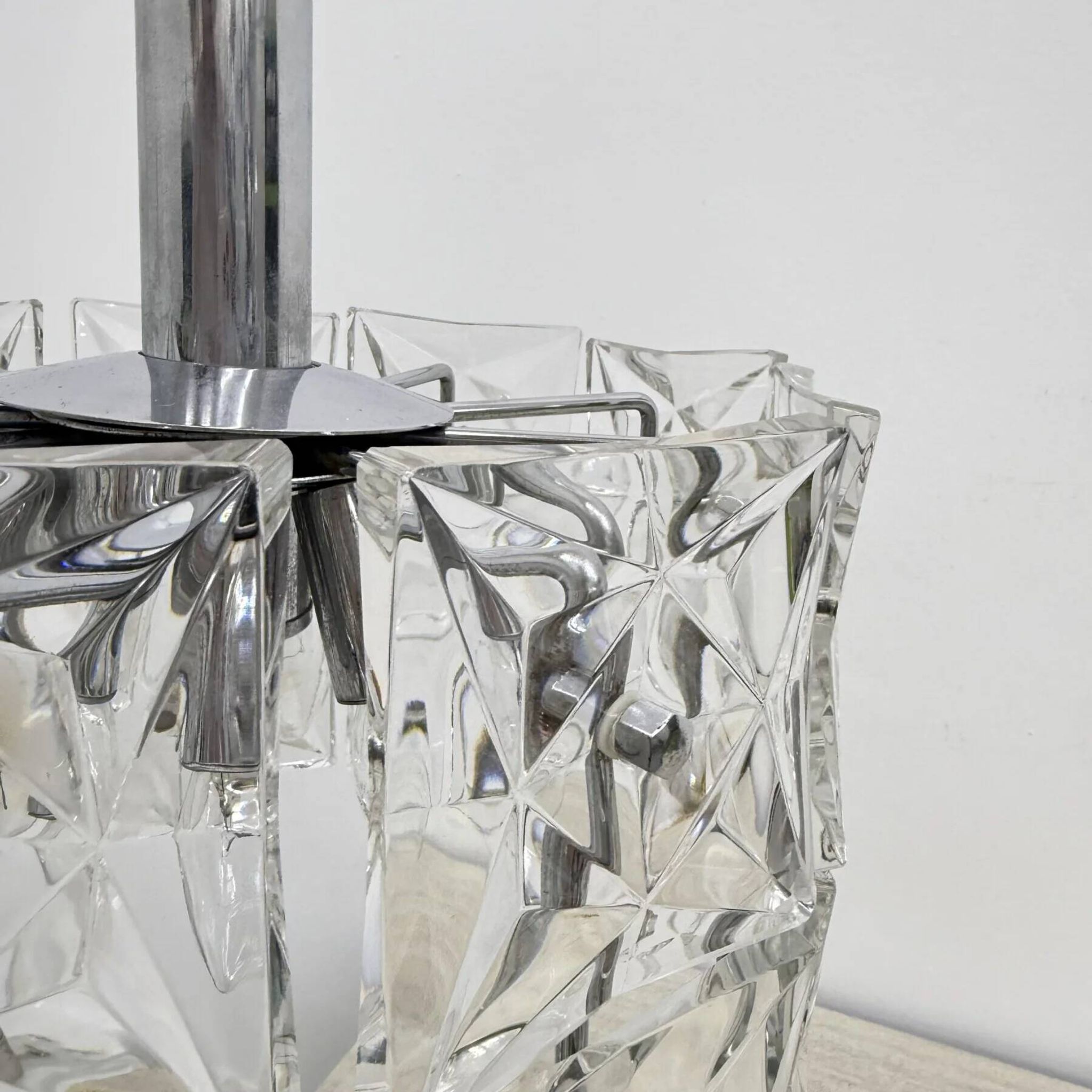 Mid-century design Kinkeldey hanging lamp, 1970s