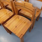 Set of 8 vintage Scandinavian chairs by Ilmari Tapiovaara for Asko in pine