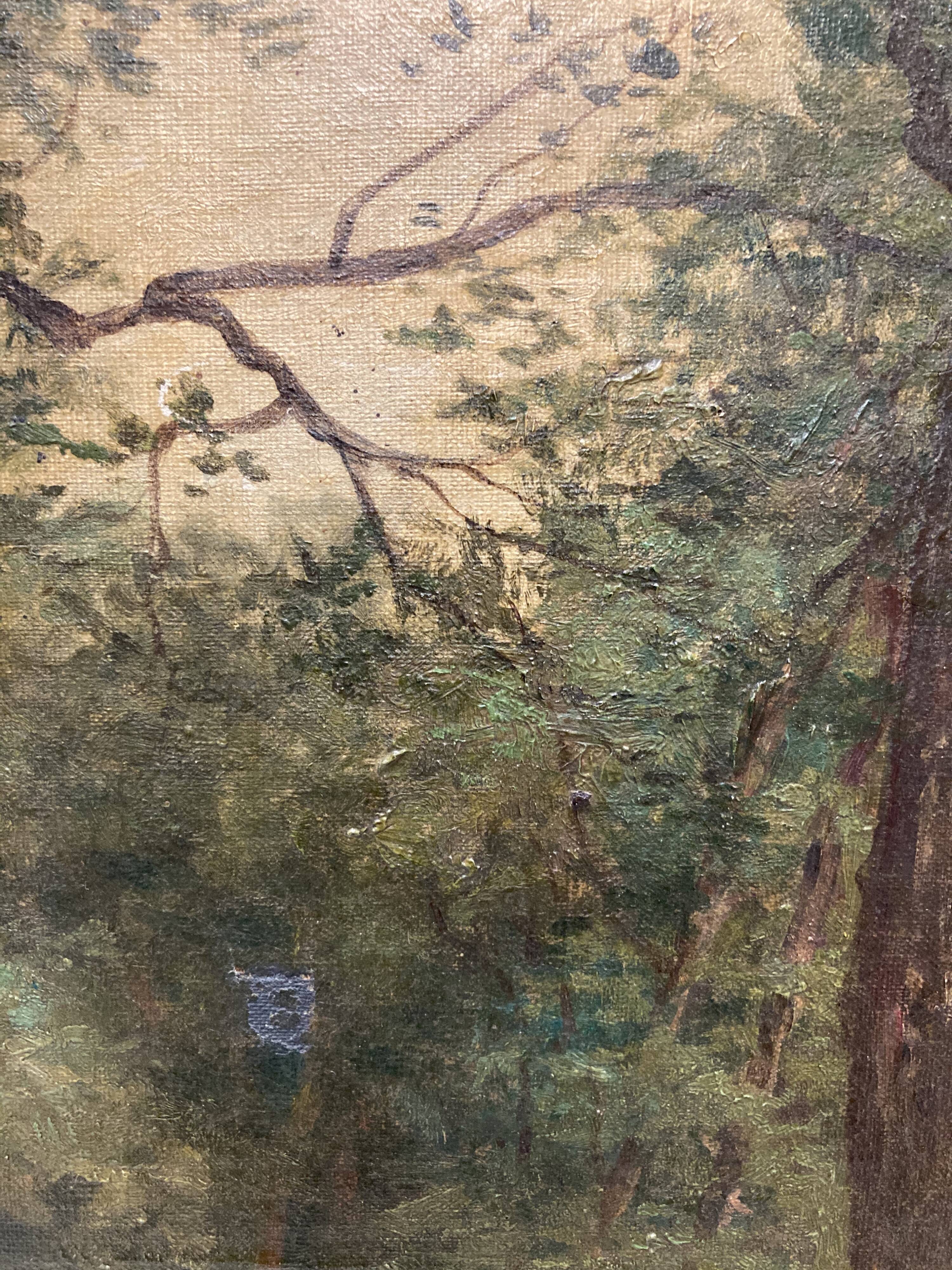 Oil painting on canvas