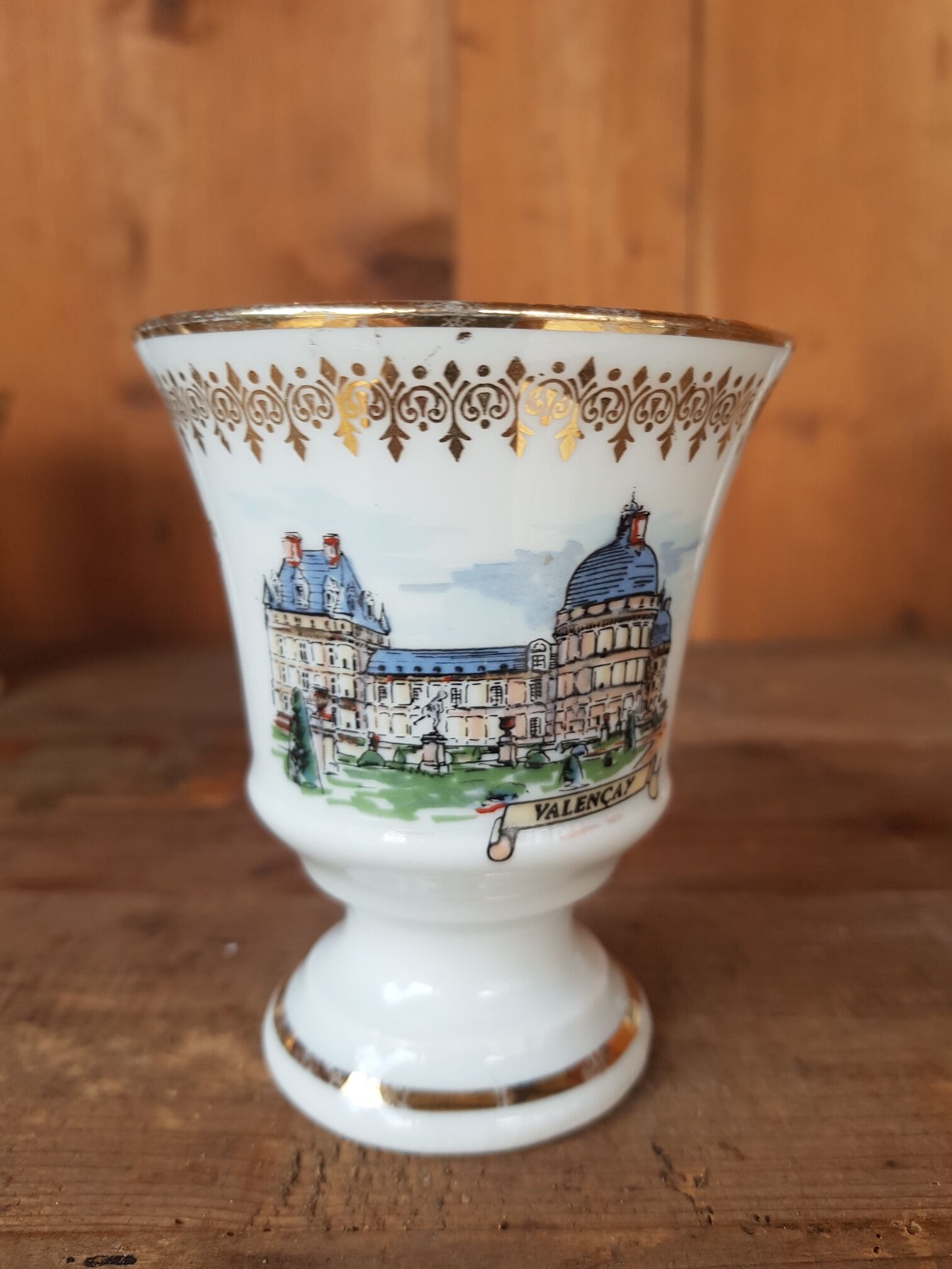 Set of 5 cups mazagrans mugs vintage porcelain