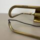 Cubic Modernist Brass Metal Table Light by Florian Schulz, Germany, 1970s