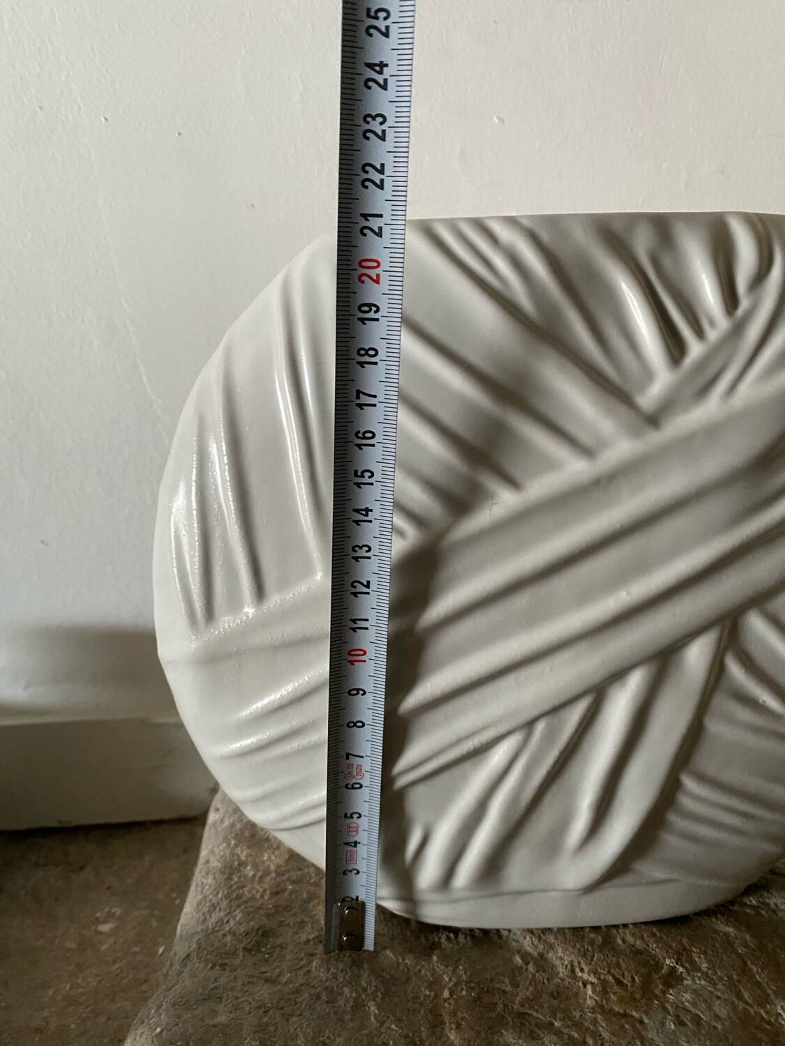 Vase rond drapé Vincent Cadeaux