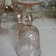 Lot de 8 verres à liqueur vintage Rosaline