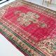 One  a KiND vİNTAGE tURKİSH oUSHAK rUG  SKU 2004