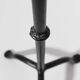 Cast Iron Black Floor Candle Holder