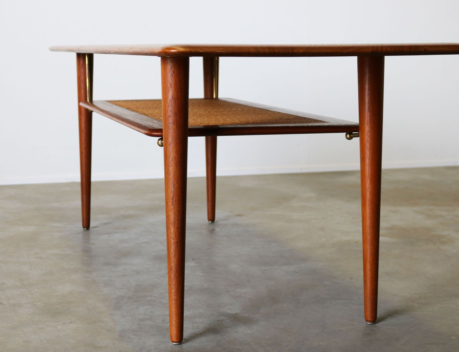 Teak FD 516 coffee table by Peter Hvidt - Orla M.Lgaard Nielsen for France - Son 1956