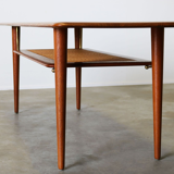 Teak FD 516 coffee table by Peter Hvidt - Orla M.Lgaard Nielsen for France - Son 1956