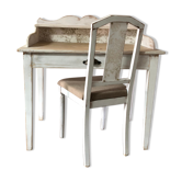 Coiffeuse avec chaise