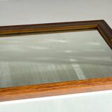 Art deco mirror 1920 wood and silver vintage