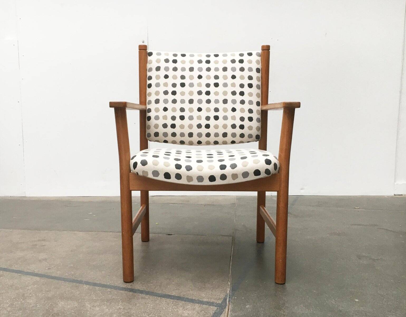 Set of mid-century Danish oak armchairs by Kurt Østervig.