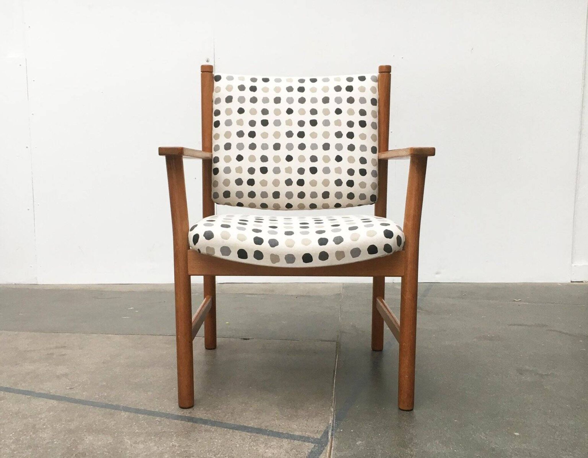 Set of mid-century Danish oak armchairs by Kurt Østervig.