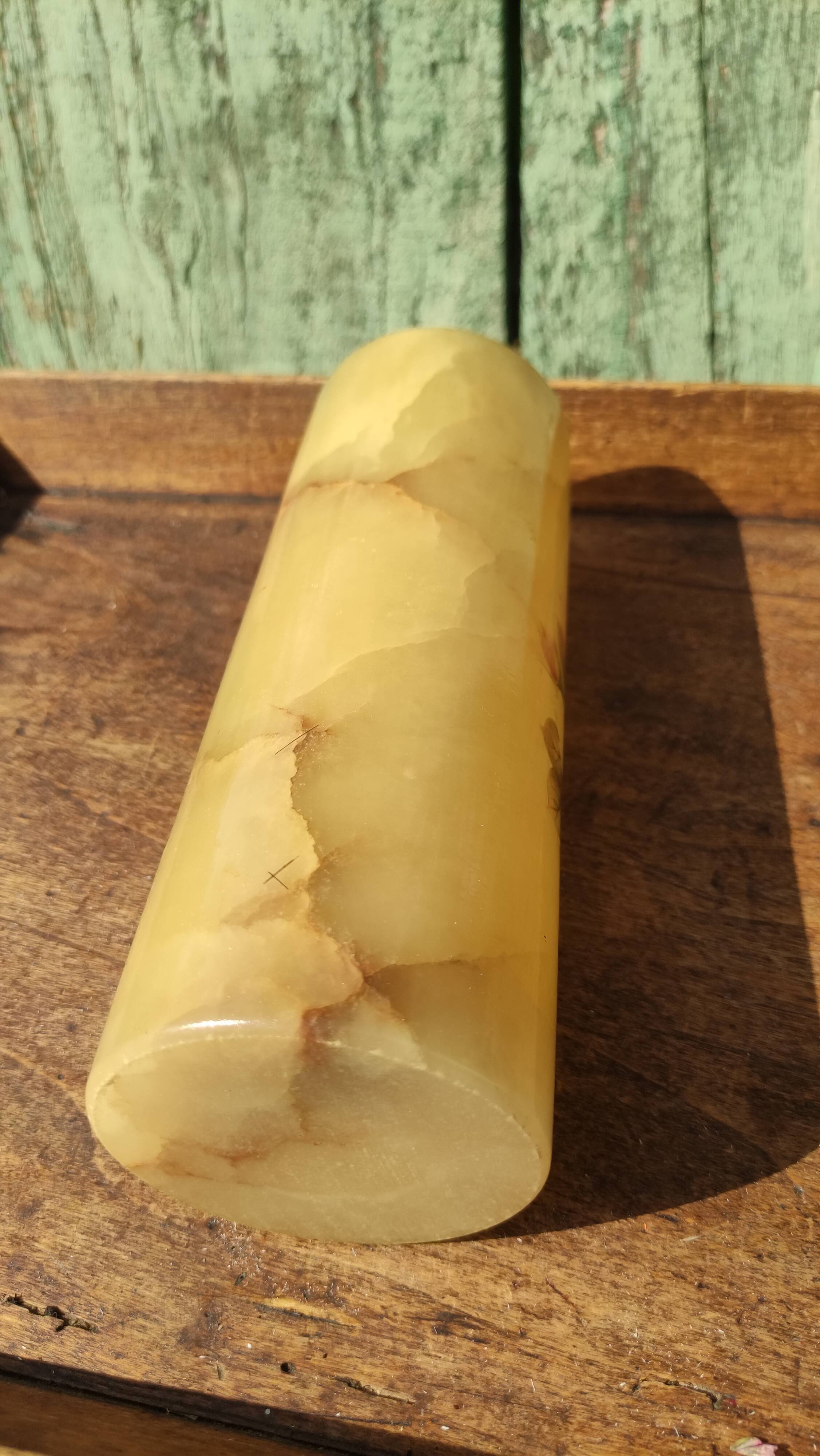 Vintage alabaster vase