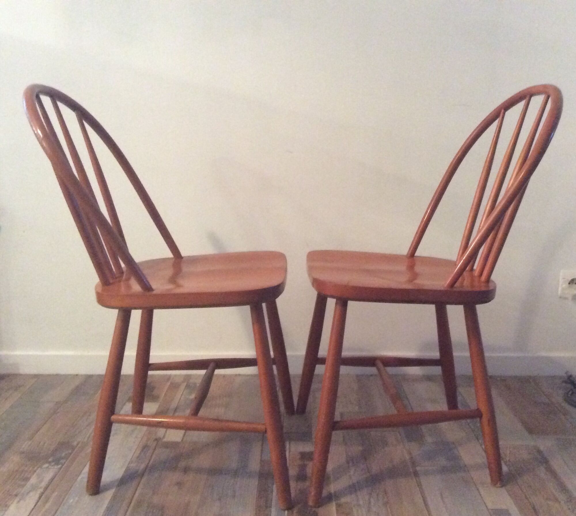Pair of Imexcotra 1950s Scandinavian style chairs