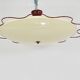 Large flush mount indirect light ceiling fixture from the Filmcasino in Vienna, 1950s.