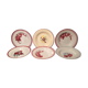 Set of six plates
