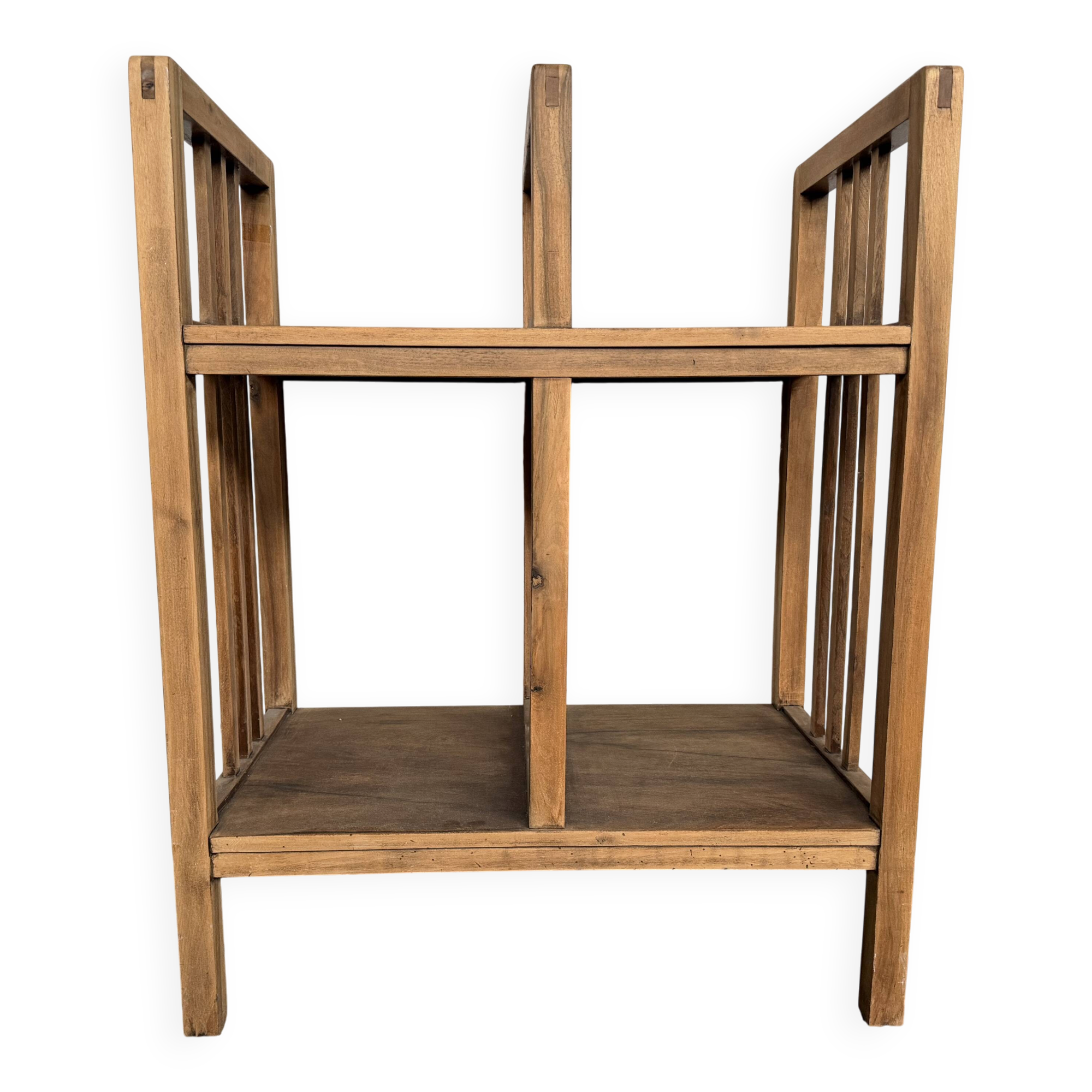Etagère administrative bois brut 1930