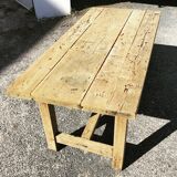 Solid oak farm table 152x72