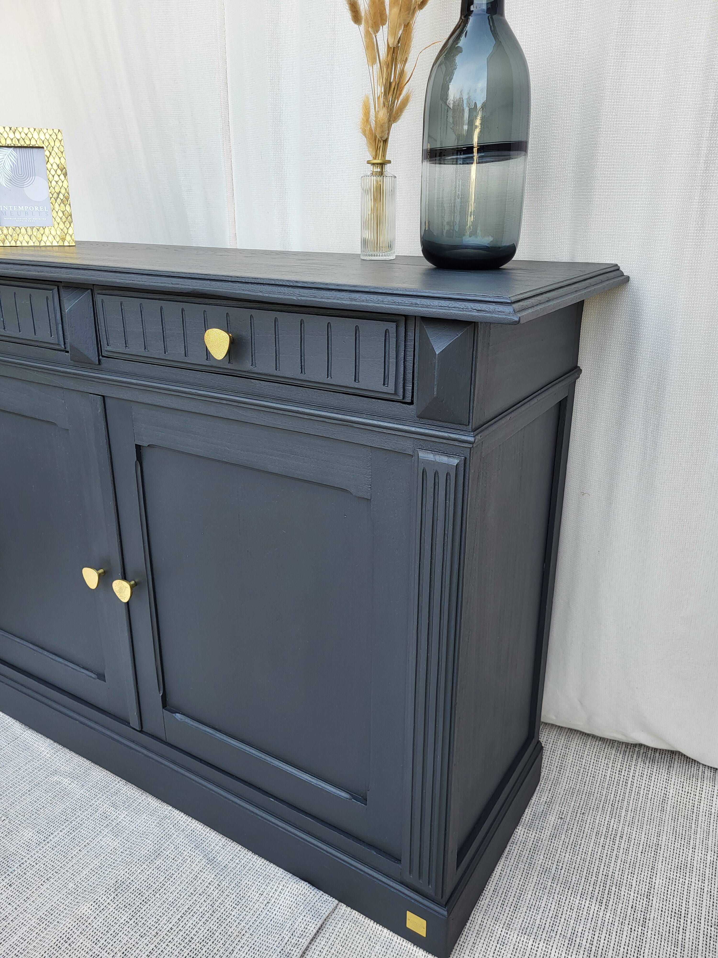 Buffet bas 2 portes et 2 tiroirs