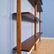 A Danish wall unit in teak and beech by William Watting for Scanflex, 1950s.