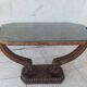 Table basse Art Déco en bois sculpté