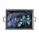 Plateau art déco perruches perroquets