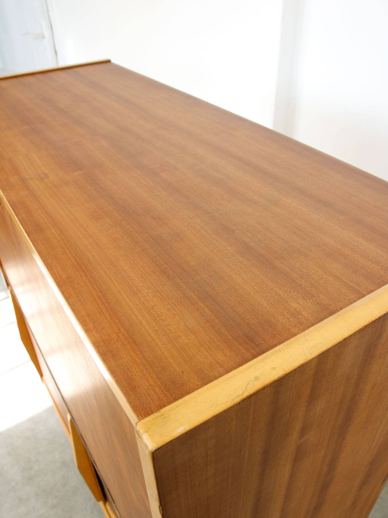 Mid-Century Modern Scandinavian Wooden Bar Cabinet, 1950s