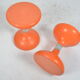Orange diabolo stool