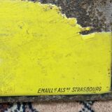 Enamelled plate advertising sheet Cafés Gilard