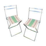 Jacques Hitier canvas chairs
