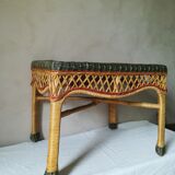 Bohemian wicker table