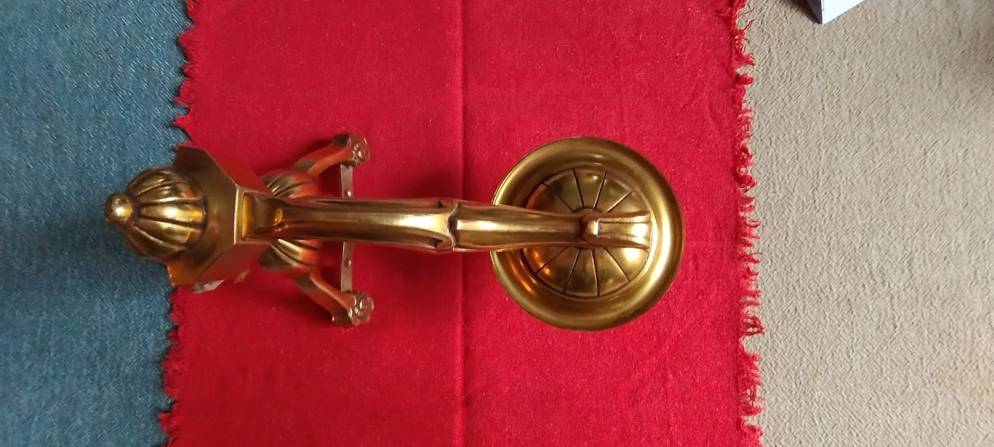 Old gilded wall light