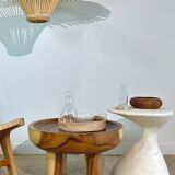 Suspension rattan saucer iron frame D:120 H:60