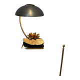 Water lily lamp, Maison Charles, 1970s