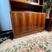 Mid century retro vintage wall unit bookcase danish design by poul hundevad rosewood 1950-1960